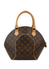 Ellipse PM, &pound;850, Handbags, Brown, Coated Canvas, Back view